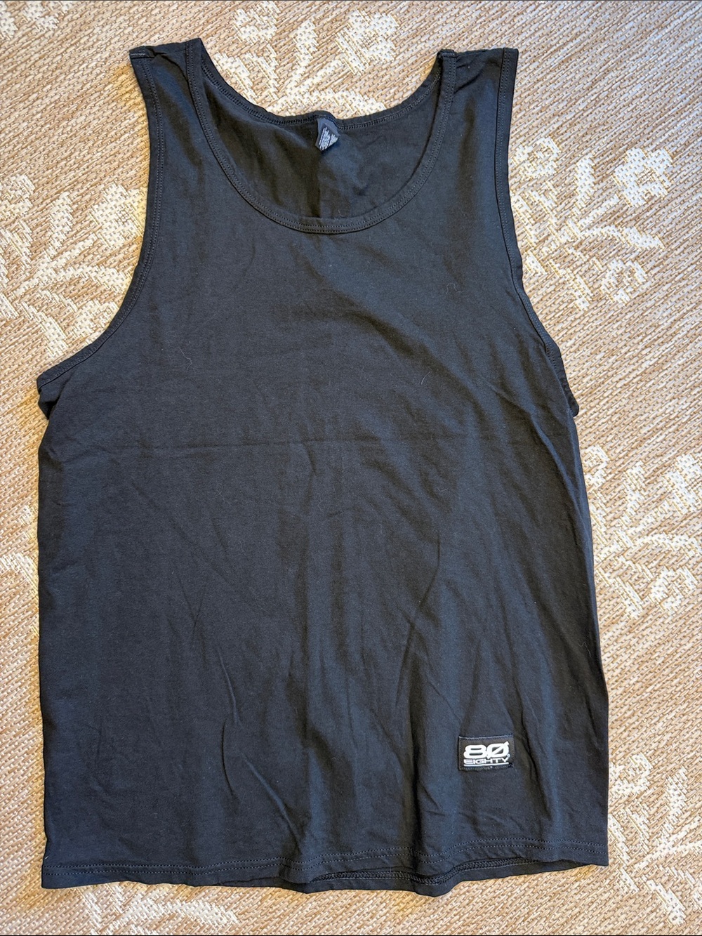 The concert tee Distrct 80 eighty Men's Black Tank Top by